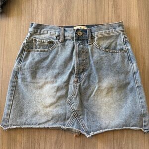 Umgee Denim Mini Skirt